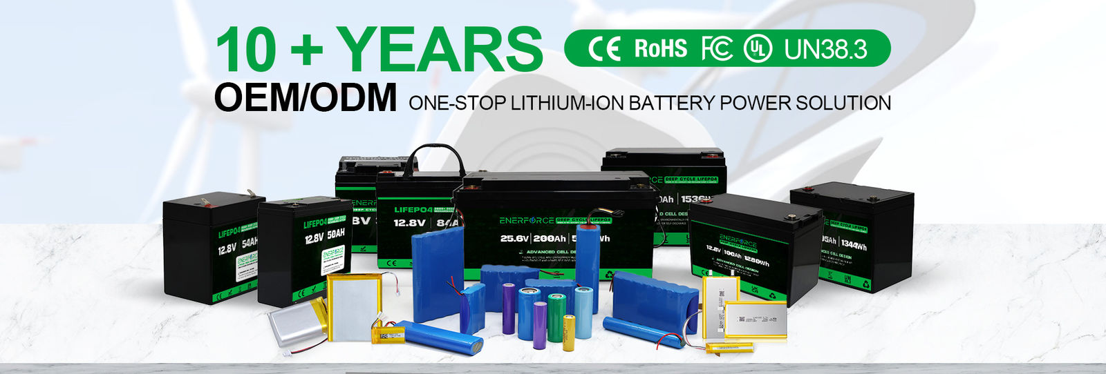 Paquet de 18650 batteries