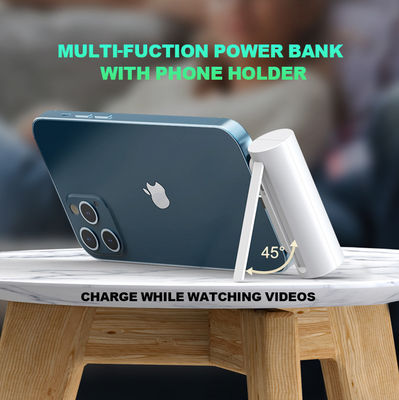 Banque d'alimentation mobile portable super légère de 5000 mAh avec charge sans fil