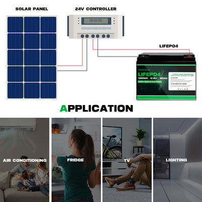 Enerforce LFP 12V LiFePO4 Batterie 100ah 11,66kg Pour l'énergie solaire