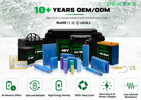 6V 6Ah Lifepo4 batterie lithium-ion boîte de stockage d'énergie rechargeable
