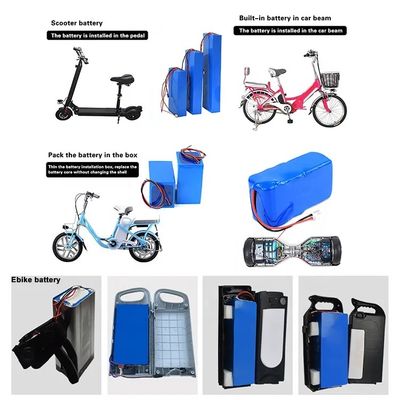 OEM Piles de vélo électrique 24V 48V 60V 72V 18650 Pack de batterie Cycle profond