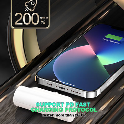 Banque d'alimentation mobile portable super légère de 5000 mAh avec charge sans fil
