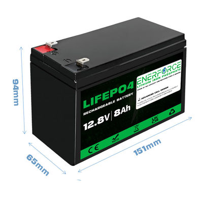 Batterie LiFePO4 de 8Ah 12V pour les systèmes solaires et éoliens