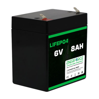 Enerfroce 6V 8ah batterie au lithium fer phosphate personnalisée