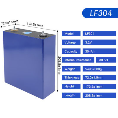 EVE Lifepo4 3.2V 304AH Lithium Iron Phosphate LFP Batterie 4000 Cycle Pour l'énergie solaire