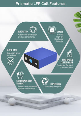 EVE Lifepo4 3.2V 304AH Lithium Iron Phosphate LFP Batterie 4000 Cycle Pour l'énergie solaire