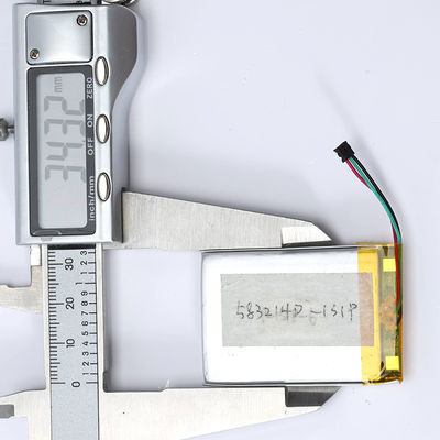 3.7V 230mAh Batterie LiPo mobile portable pour les appareils électroniques grand public