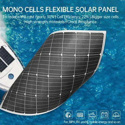 OEM Portable Mobile 100W Panneaux solaires flexibles pour la randonnée CE CB TUV certifié