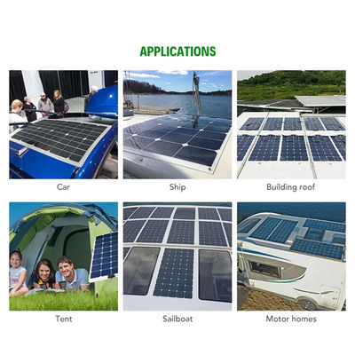 OEM Portable Mobile 100W Panneaux solaires flexibles pour la randonnée CE CB TUV certifié