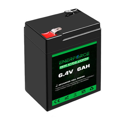 6.4V 6Ah 8Ah rechargeable Lifepo4 batterie 32650/32700