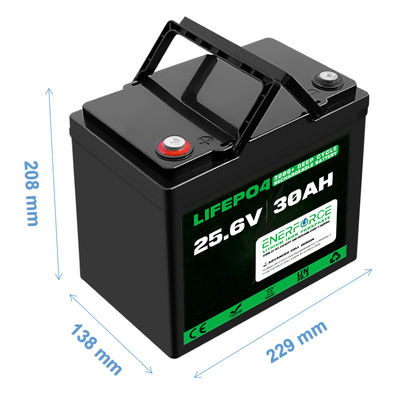 30AH 24V batterie au phosphate de lithium pour vélo électrique scooter Go Kart Fun Cart