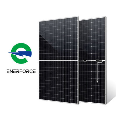 Système de stockage de l'énergie des panneaux solaires au silicium monocristallin de 450W 550W 650W