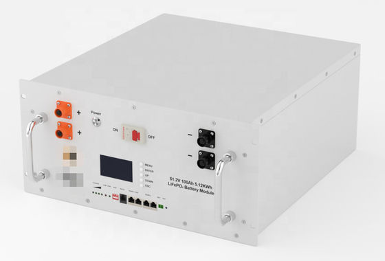 100Ah 48V LiFePO4 batterie 5120Wh 51.2 V batterie au lithium-ion pour les systèmes électriques