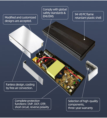 Scooters électriques Accessoires de batterie au lithium 220V AC 12V 24V 36V 48V 60V 72V