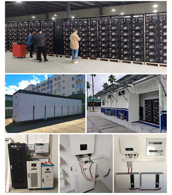Batterie au lithium de 15 kW 48 Volt 300Ah 6000 cycles Pièces solaires à domicile montées sur le mur