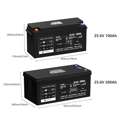 12v 24v 100ah 120ah 200ah 300ah Lifepo4 Bluetooth batterie au fer phosphate batterie au lithium 100 Kwh avec Bluetooth